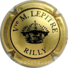 Capsule Vve M. Lepitre Or et noir