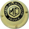 Capsule Marne et Champagne Crème et noir, impression décalée