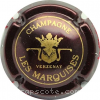 Capsule Les Marquises Bordeaux et or, petites lettres