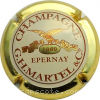 Capsule Martel G.H. et C° Contour or, écriture marron