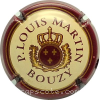 Capsule Martin P. Louis Bordeaux, fond crème