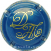 Capsule Massin D. Bleu foncé et or