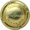 Capsule Massin D. Or, cercle rouge, nom en blanc