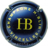 Capsule Blin H & C Bleu métallisé et or
