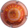 Capsule Boizel Contour cuivre, rouge, écriture or-jaune