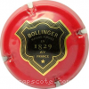 Capsule Bollinger Rouge, verso or