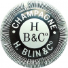 Capsule Blin H & C Noir et blanc strié, espacé