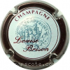 Capsule Brison Louise Contour bordeaux, fond gris