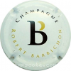 Capsule Barbichon Robert Fond blanc, noir et or