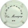 Capsule Vve Monsigny Blanc et noir, V arrondi