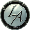 Capsule Aubriot Laurent Argent, contour noir