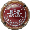 Capsule Mahe Jean-Jacques Bordeaux et blanc, strié or