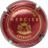 Capsule Mercier Bordeaux métallisé et or