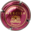 Capsule Mercier Bordeaux métallisé et or
