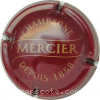 Capsule Mercier Bordeaux foncé et or mat