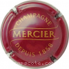 Capsule Mercier Bordeaux et or