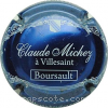 Capsule Michez Claude Bleu métallisé et blanc