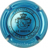 Capsule Mignon Anne-Marie Bleu métallisé et noir