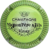 Capsule Mignon Père et Fils (Vinay) Vert pâle et noir, strié