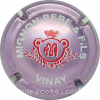 Capsule Mignon Père et Fils (Vinay) Rosé-violacé, crème et rouge
