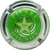 Capsule Mignon Pierre Contour métal, vert pâle