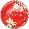 Capsule Mignon Pierre Feuilles or pâle, rouge