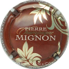 Capsule Mignon Pierre Feuilles or pâle, marron
