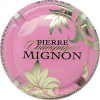 Capsule Mignon Pierre Feuilles or pâle, rose