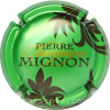 Capsule Mignon Pierre Feuilles marron, vert métallisé