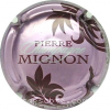 Capsule Mignon Pierre Feuilles marron, rose-violacé