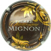 Capsule Mignon Pierre Feuilles or, marron foncé