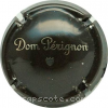 Capsule Moët et Chandon 32mm, marron foncé et or pâle