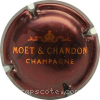 Capsule Moët et Chandon Bordeaux et or cuivré
