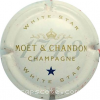 Capsule Moët et Chandon Crème, cuvée White star, étoile bleu