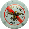 Capsule Mumm Brut, blanc, barre orangée