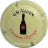 Capsule Mumm Cordon rouge, crème, écusson au verso