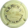 Capsule Mumm Blanc de blanc, 32mm, ecriture au verso