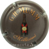 Capsule Mumm Millésime, gris foncé, crème