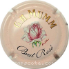 Capsule Mumm Brut rosé, rose rose