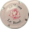 Capsule Mumm Le rosé, rose rose