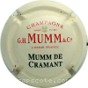 Capsule Mumm Mumm de cramant, crème