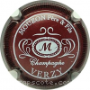 Capsule Mouzon Père et Fils Bordeaux et blanc, strié noir