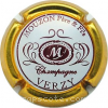 Capsule Mouzon Père et Fils Blanc et bordeaux, contour or