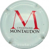 Capsule Montaudon Blanc, M rouge, nom en bas