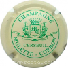 Capsule Mulette-Corbon Blanc cassé et vert