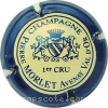 Capsule Morlet Pierre Contour bleu, fond crème