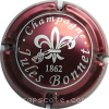 Capsule Bonnet Ponson Bordeaux et argent