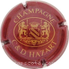Capsule Hazart C. et D.  Bordeaux et or