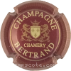 Capsule Bertrand Bordeaux et crème, contour strié