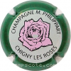 Capsule Philippart Maurice Contour vert, fond blanc